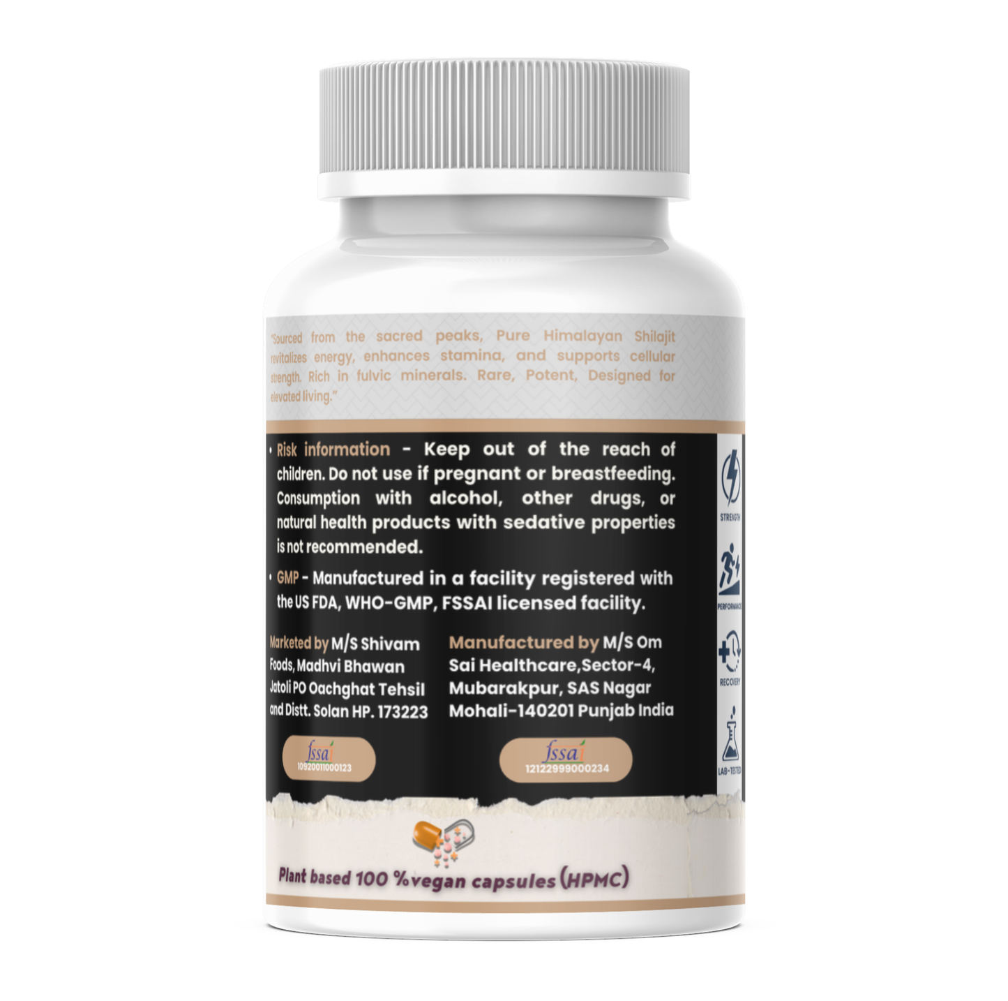 🏔️ Organic Himalayan Shilajit – Natural Vitality & Energy Support