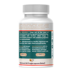 🔬 Organic Berberine Capsules– Blood Sugar & amp; Metabolic Support